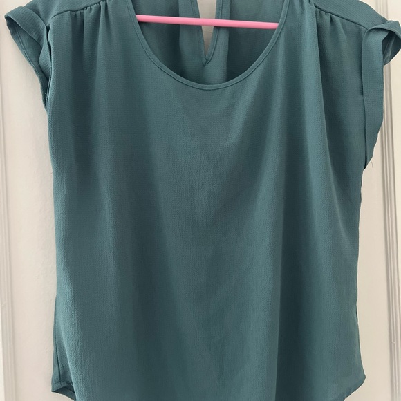 Pink Rose Tops - Teal Women's Top